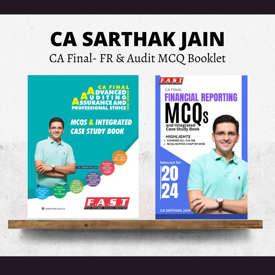 CA Final FR & Audit | MCQ Booklet By CA Sarthak Jain | For May 24 Exams | ICAI New Course