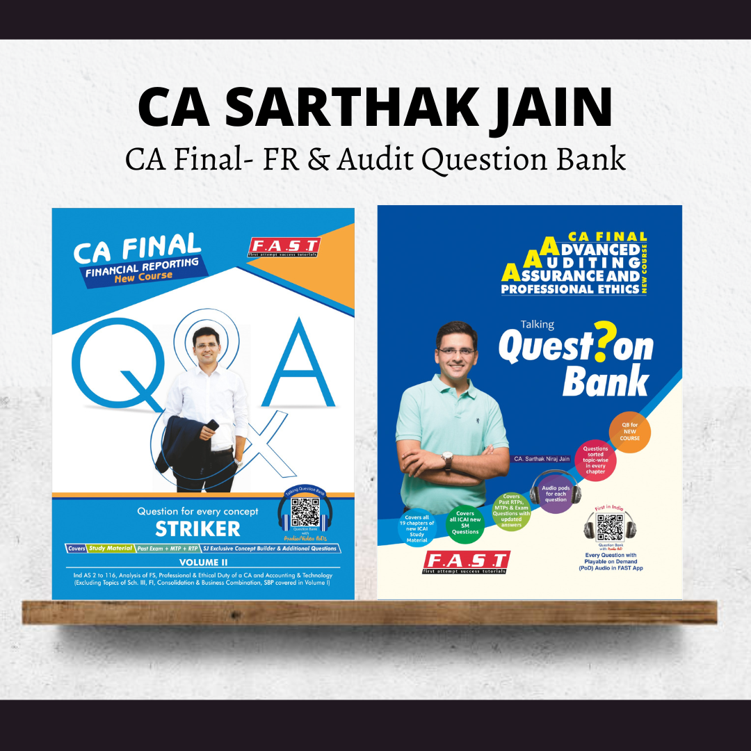 CA Final FR & Audit | Question Bank By CA Sarthak Jain | For May 24 Exams | ICAI New Course