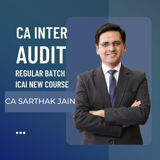 CA Inter Audit (Paper 5) Regular Batch By CA Sarthak Jain | For Jan 25 & Onwards Exams | ICAI New Course - CA Point 1080