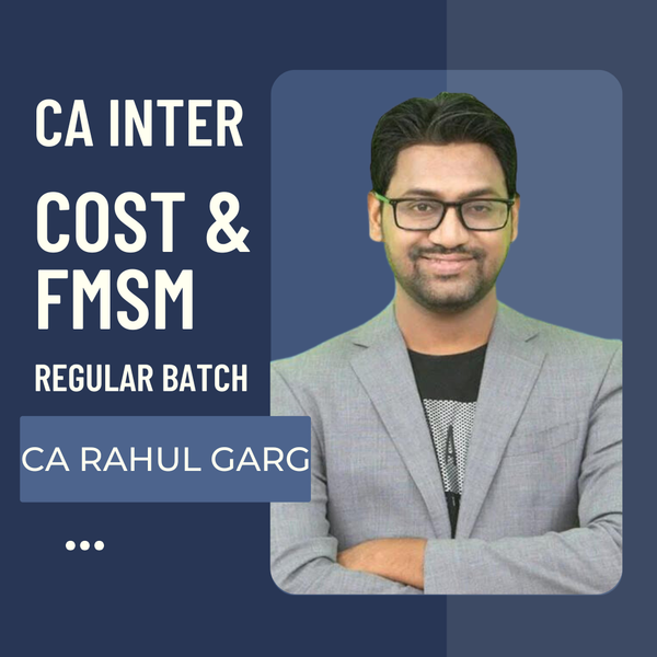 CA Inter Cost & FMSM | Regular Batch Combo By CA Rahul Garg | For May/Sep 26 & Jan 27 Exams CA Point