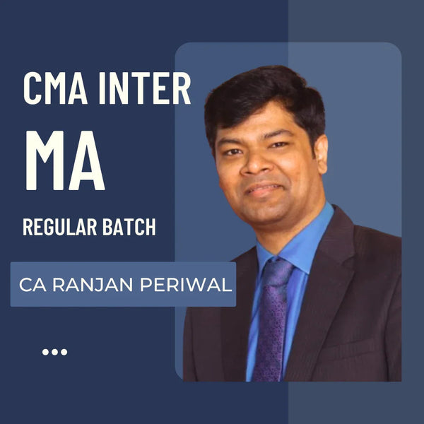 CMA Inter Management Accounting | Regular Batch by CA Ranjan Periwal | June 26 & Onwards Exams CA Point
