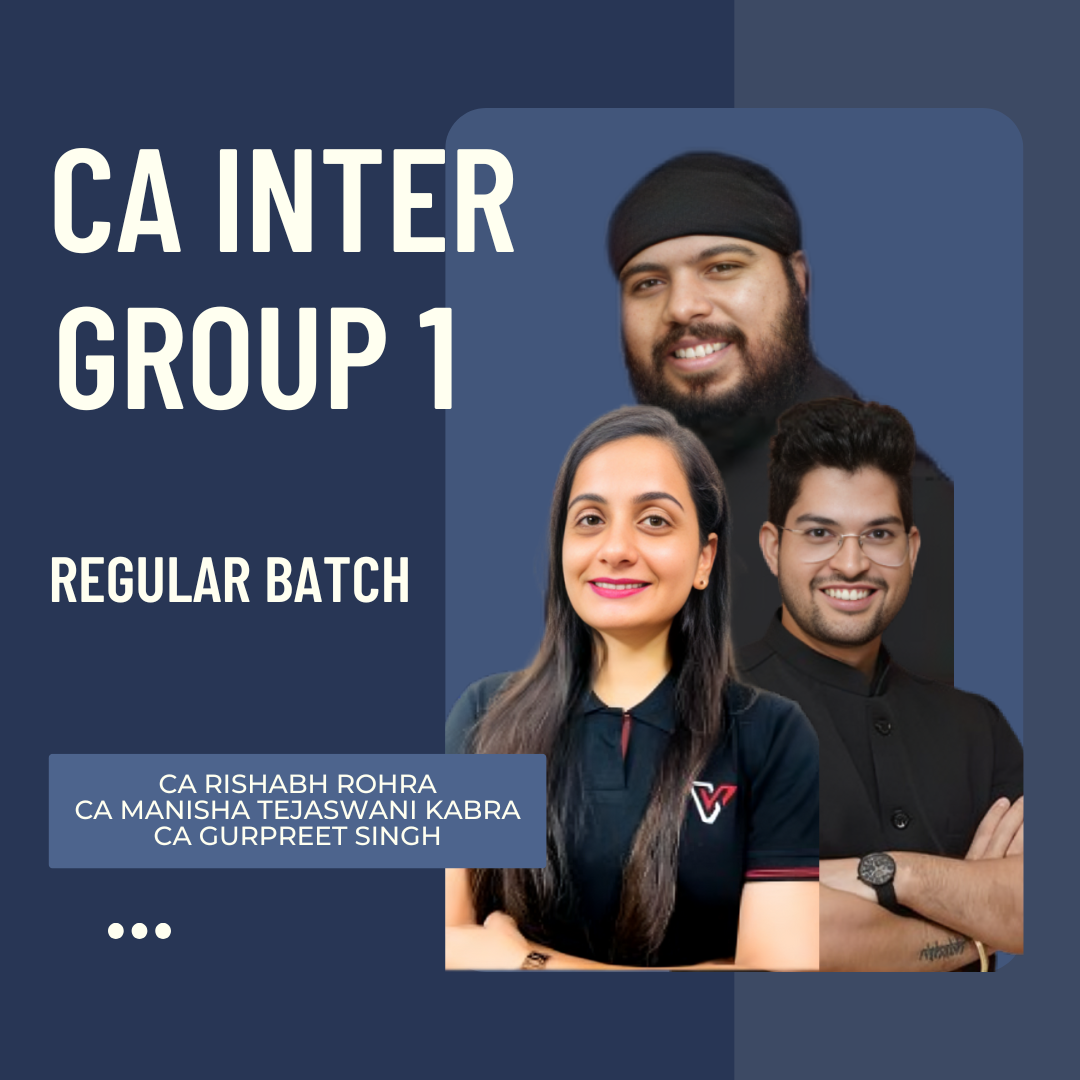 CA Inter Group 1 Combo | LIVE Regular Batch By Vishwas CA | For Jan 26 Exams