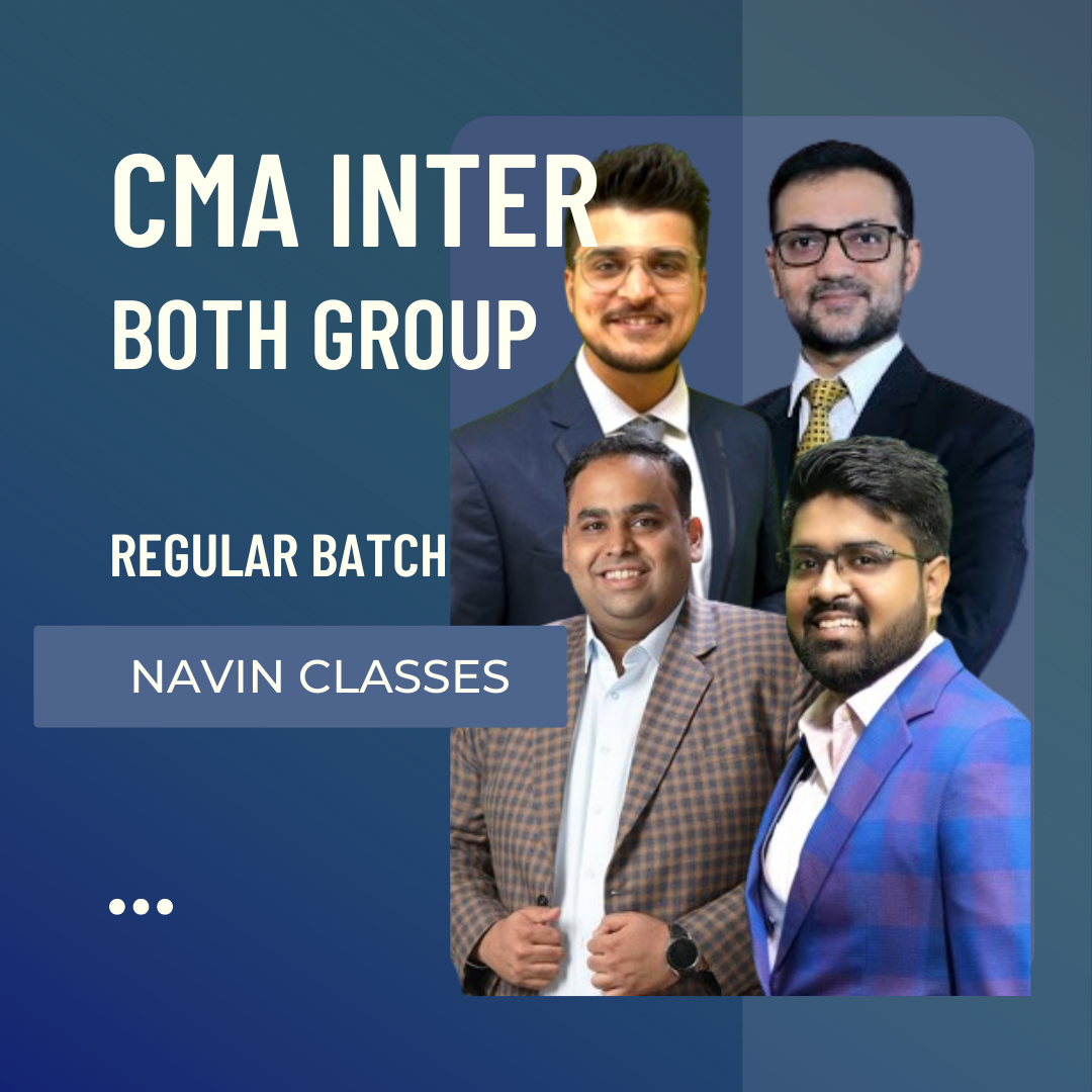 CMA Inter Both Group Combo | Regular Batch | For June 24 & Dec 24 Exams