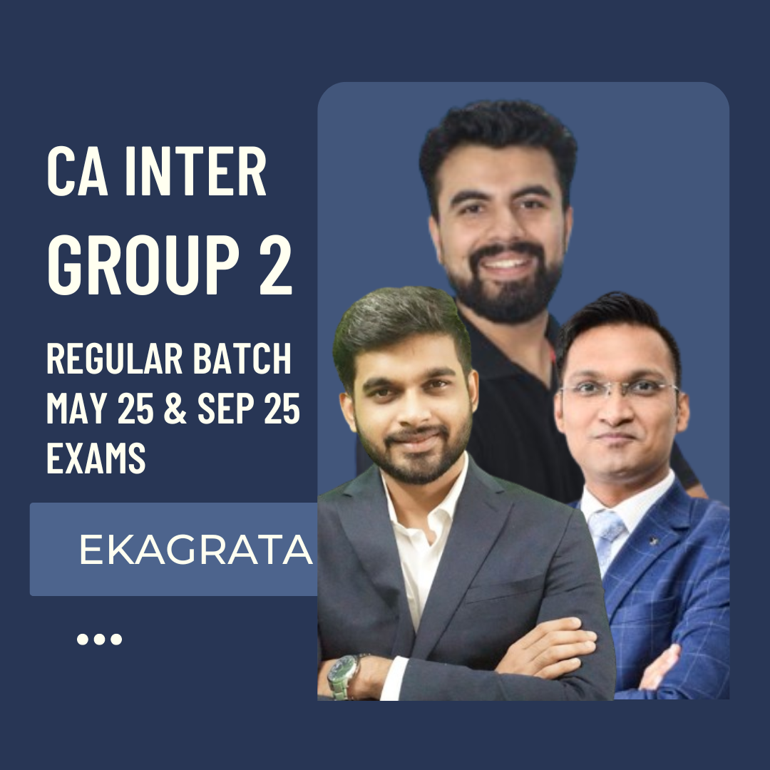 CA Inter May 25 & Sept 25 | Group 2 Combo by CA Anshul Agrawal & Prof. Jatin Dembla | LIVE Regular Batch From 2 December