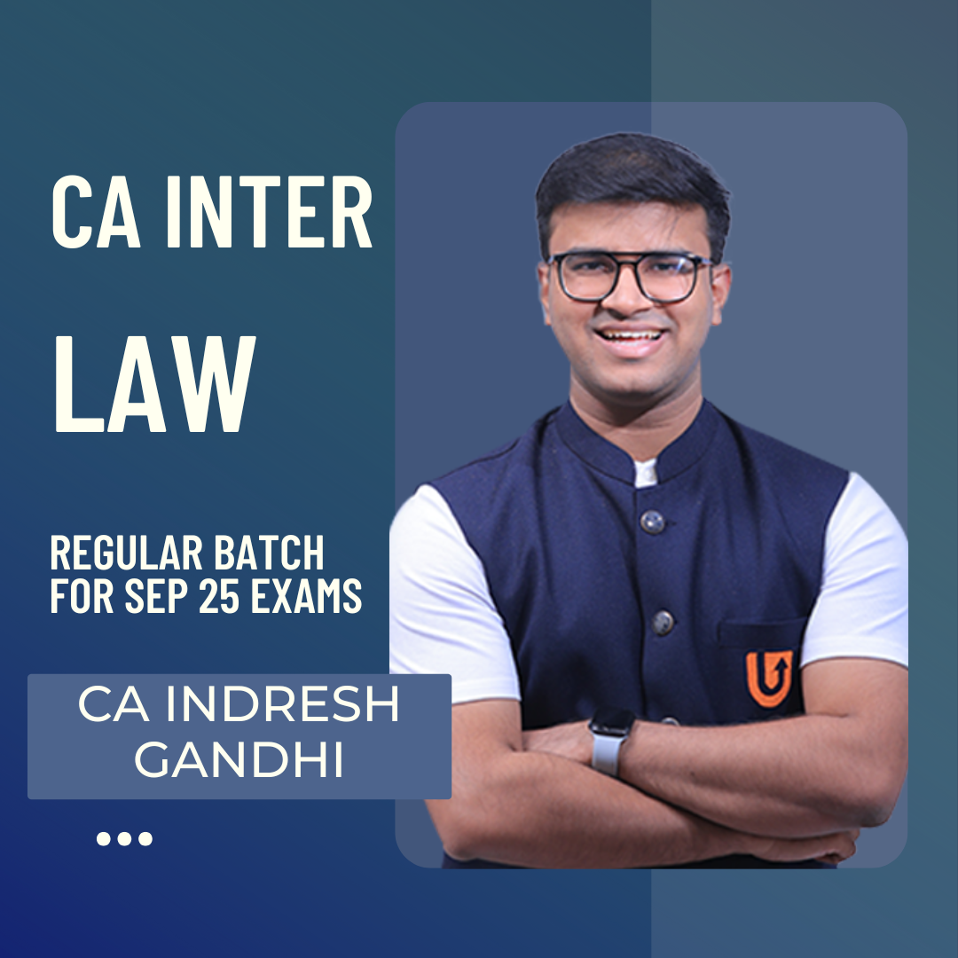 CA Inter Sep 25 | Law Regular Batch by CA Indresh Gandhi | LIVE Batch From Feb 25