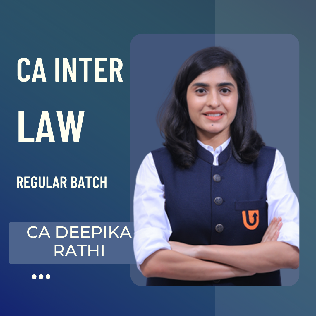 CA Inter Law | Regular Batch by CA Deepika Rathi | For May 25 & Sep 25 Exams