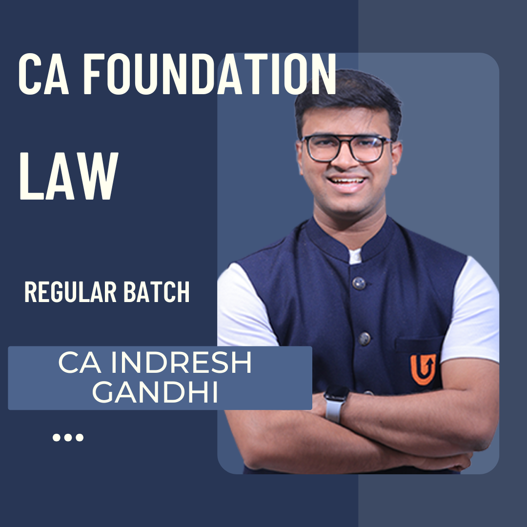 CA Foundation Business Laws | Regular Batch By CA Indresh Gandhi | For Sept 25 & Onward | ICAI New Course