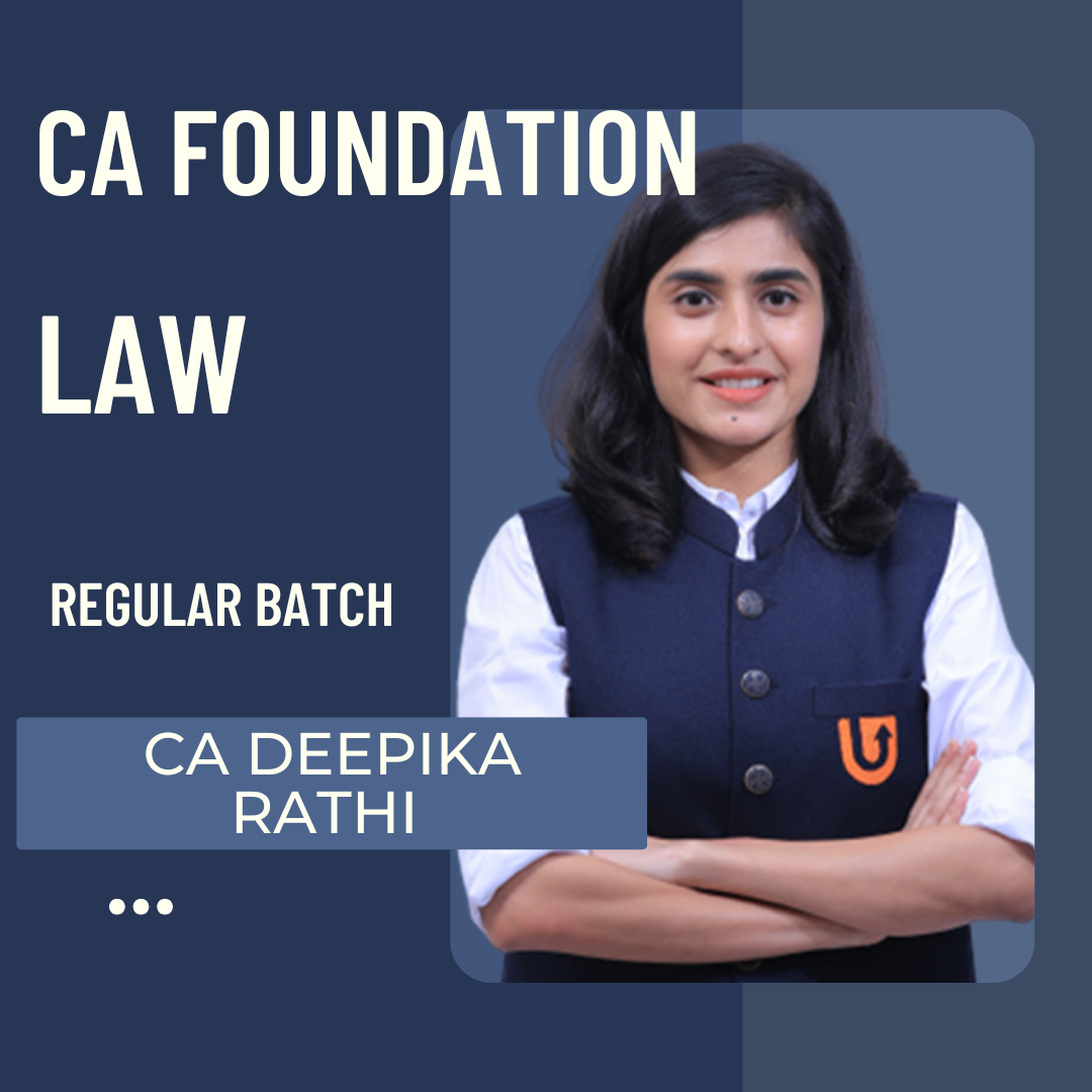 CA Foundation Business Laws | Regular Batch By CA Deepika Rathi | For Sept 25 & Onward | ICAI New Course