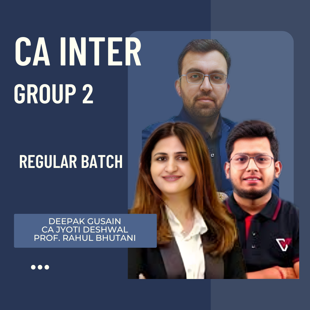CA Inter Group 2 Combo | LIVE Regular Batch By Vishwas CA | For Jan 26 Exams