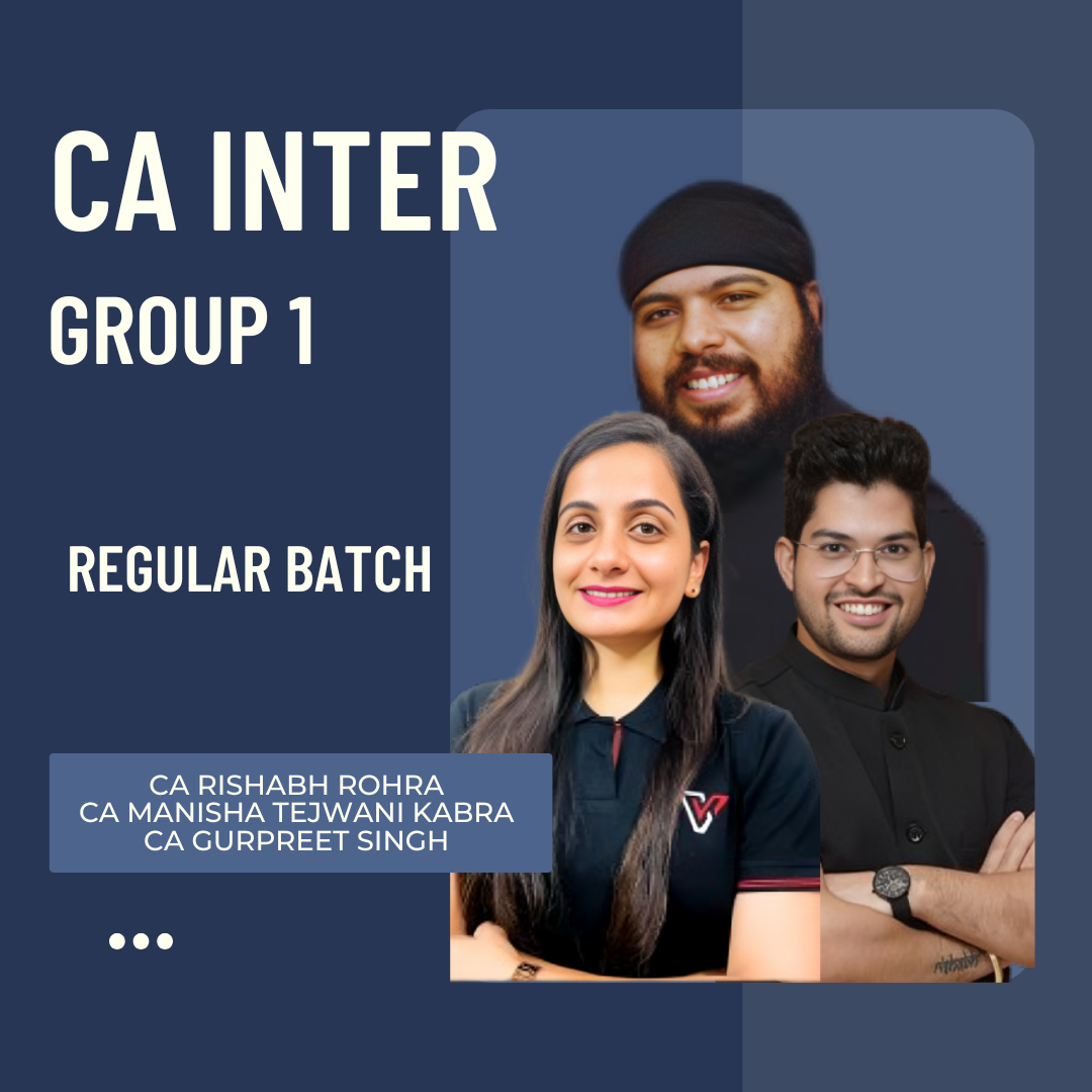 CA Inter Group 1 Combo | LIVE Regular Batch By Vishwas CA | For Jan 26 Exams