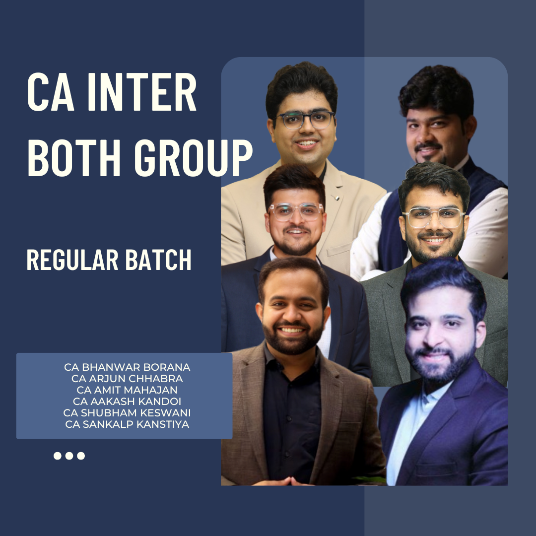 CA Inter Both Group Combo | Regular Batch Without SM | For Sep 25 & Jan 26 Exams
