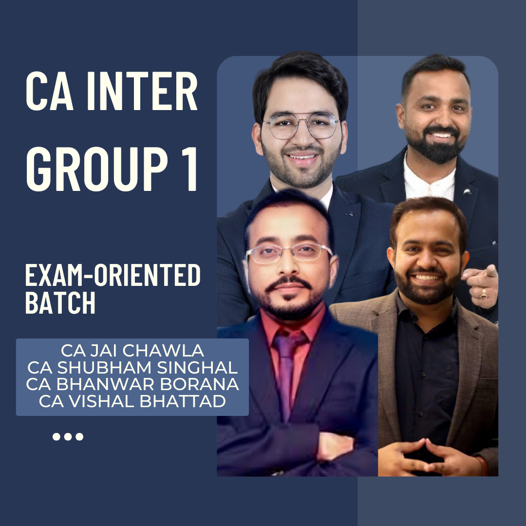 CA Inter Group 1 Combo | Exam-Oriented Batch by Vsmart Academy | For Jan 26 Exams