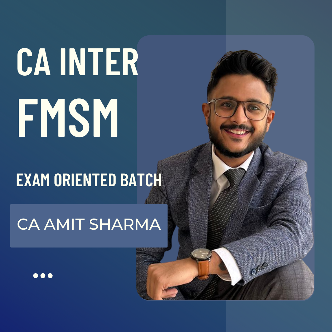 CA Inter FMSM | Exam-Oriented Batch by CA Amit Sharma | For May & Sep 26 Exams CA Point