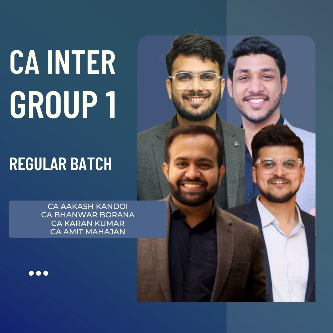 CA Inter Group 1 Combo | Regular Batch | For May 26 & Sep 26 Exams CA Point