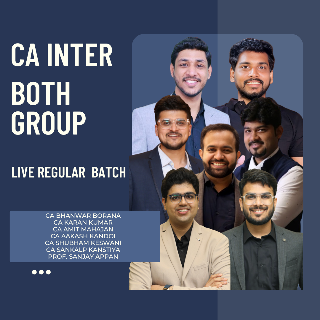 CA Inter Both Group Combo | LIVE Regular Batch by BB Virtuals | For Sep 26 & Jan 27 Exams CA Point