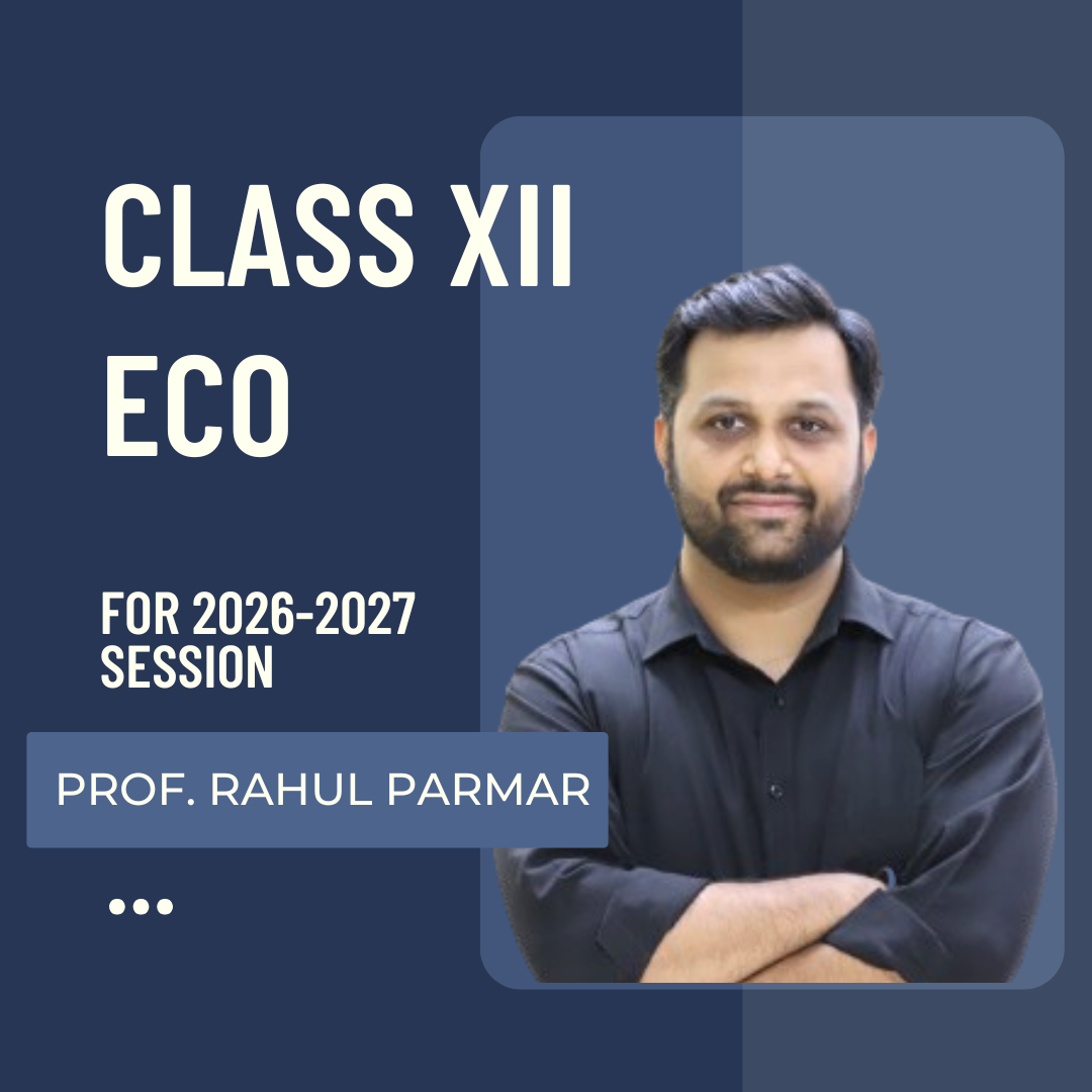 Class XII Economics | Regular Batch by Prof. Rahul Parmar | For 2027 Exams CA Point