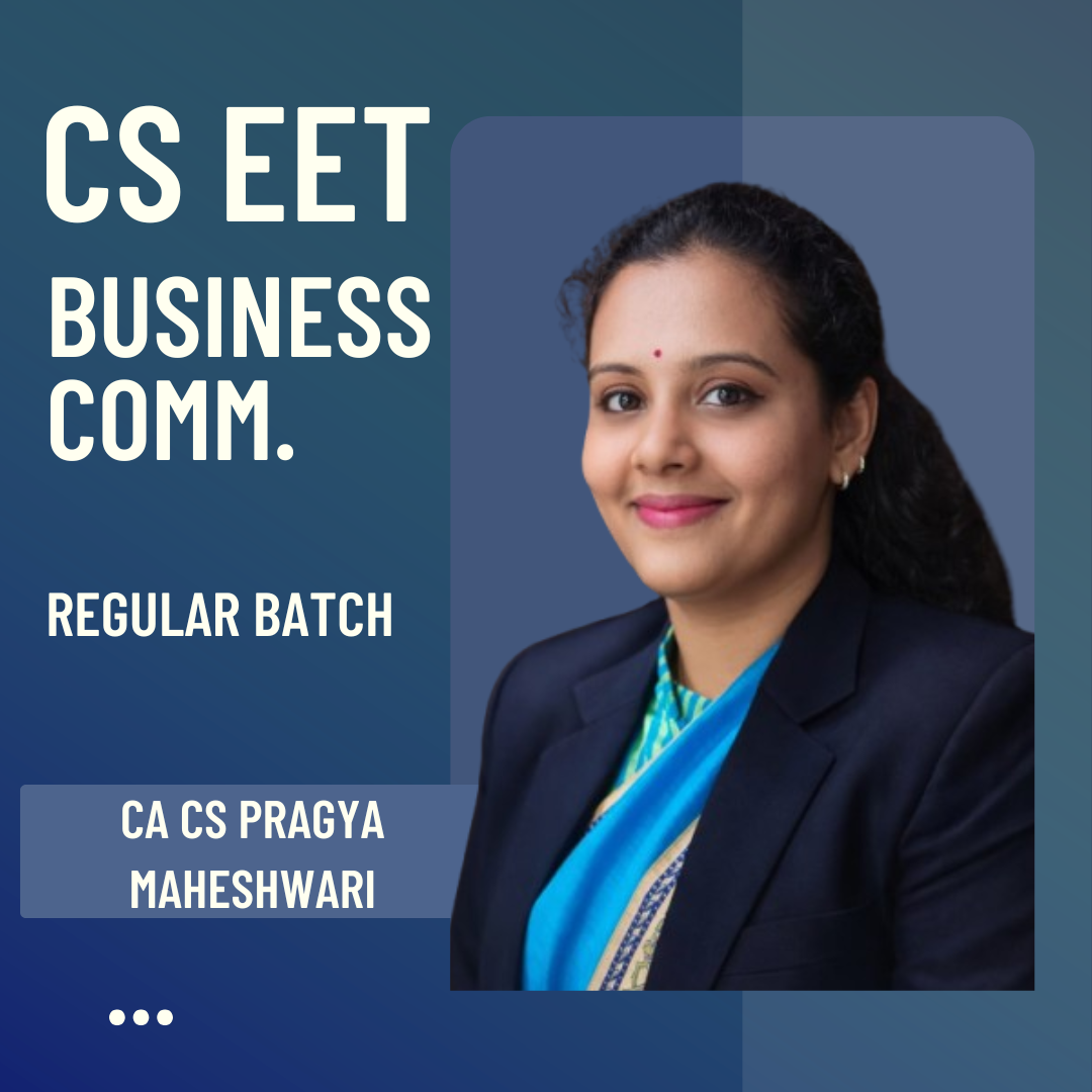 CS EET Business Communication | Regular Batch by CA CS Pragya Maheshwari | For Oct 26 Exams CA Point