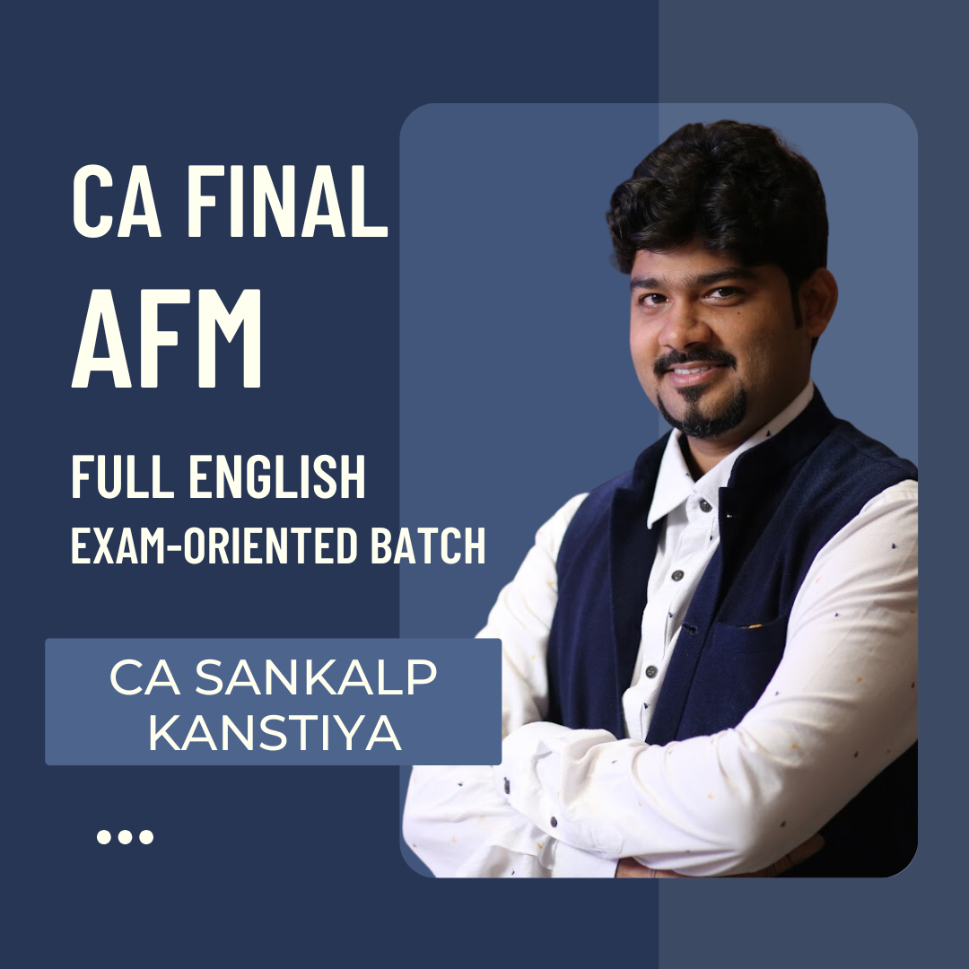 CA Final AFM | Full English Exam Oriented Batch by CA Sankalp Kanstiya | For Nov 26 Exams CA Point