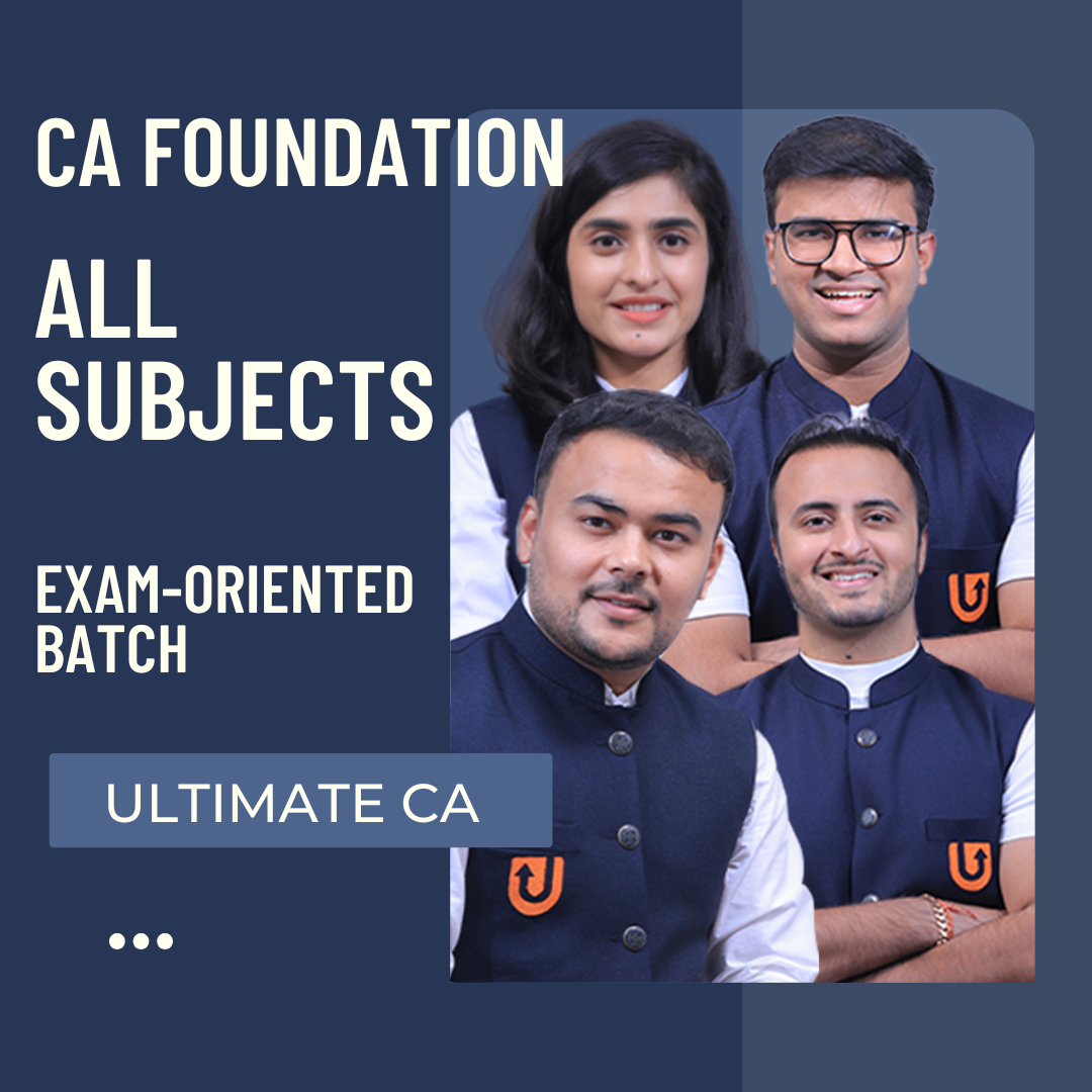 CA Foundation Combo All Subjects | Exam Oriented Batch By Ultimate CA | For Sep 26 Exams CA Point