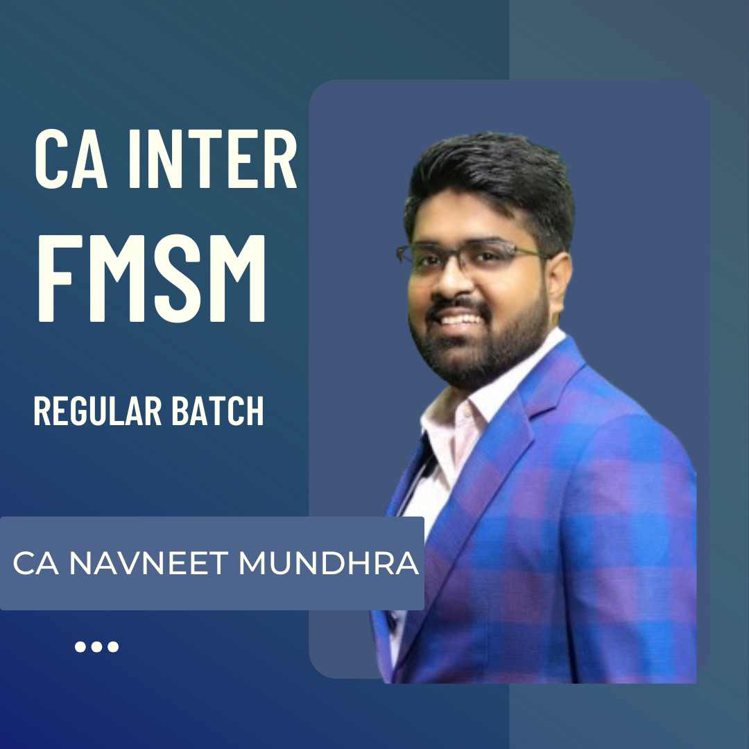 CA Inter FM & SM | Regular Batch by CA Navneet Mudhra | For Sep 26 & Jan 27 Exams CA Point