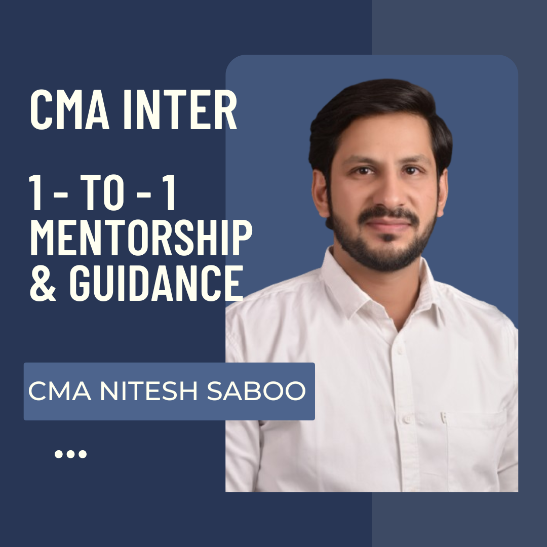 CMA Inter - Mentorship & Guidance by CMA Nitesh Saboo CA Point