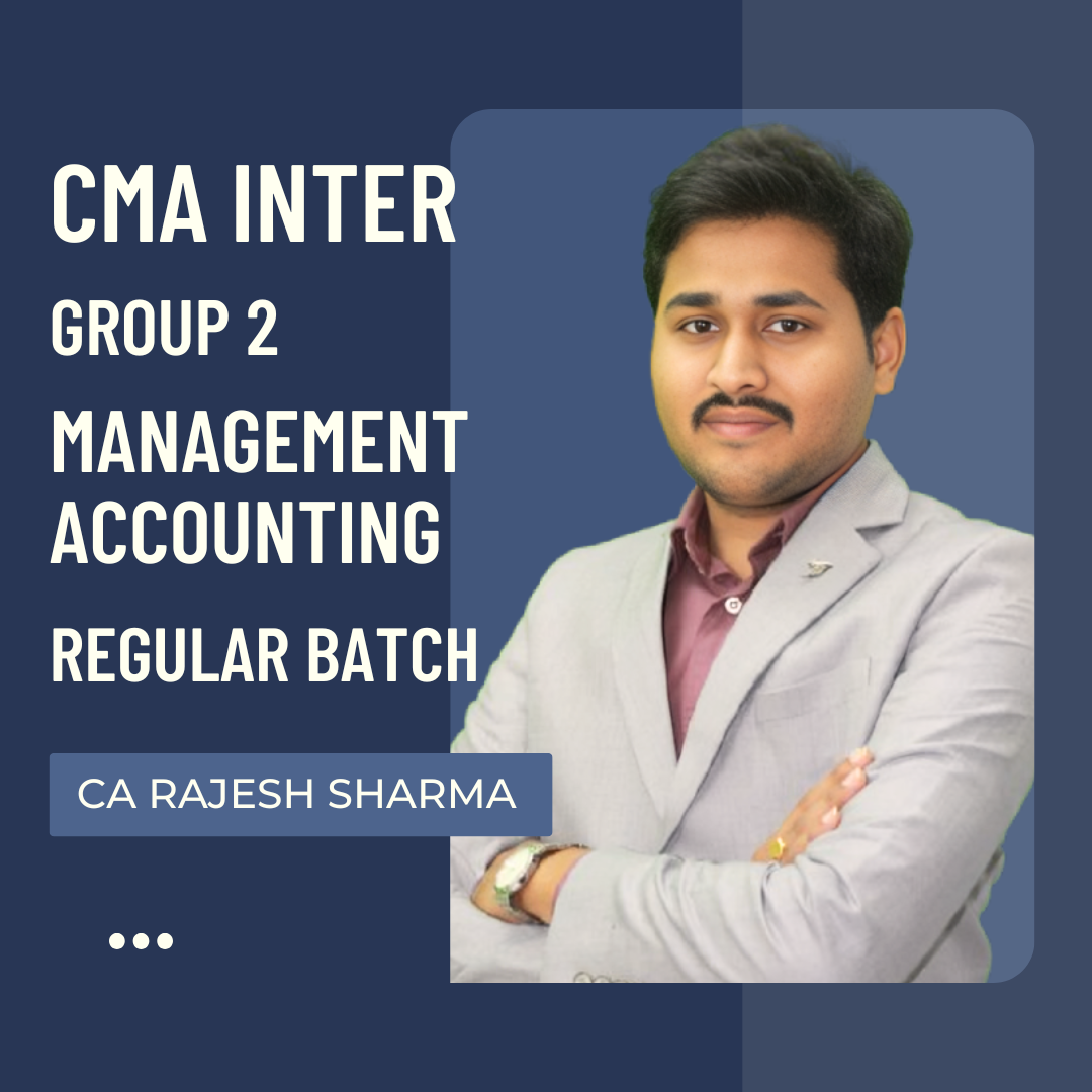 CMA Inter MA | Regular Batch by CA Rajesh Sharma | For Dec 26 Exams CA Point