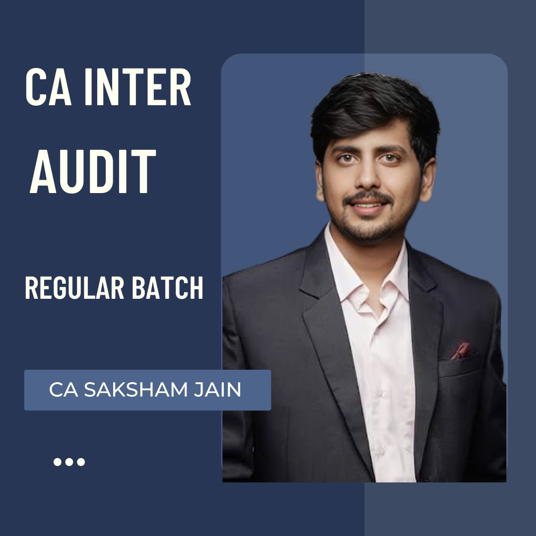 CA Inter Audit | Regular Batch by CA Saksham Jain | For Sep 26 & Jan/May 27 Exams CA Point