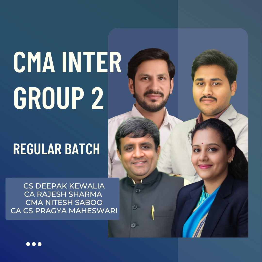 CMA Inter Group 2 | Regular Batch Combo | For Dec 26 Exams CA Point
