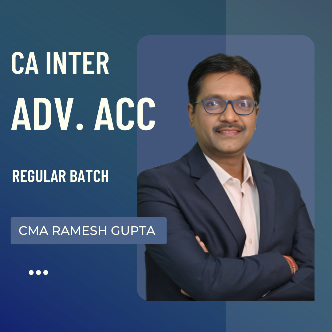 CA Inter Advance Accounts | Regular Batch by CMA Ramesh Gupta | For Jan & May 27 Exams CA Point