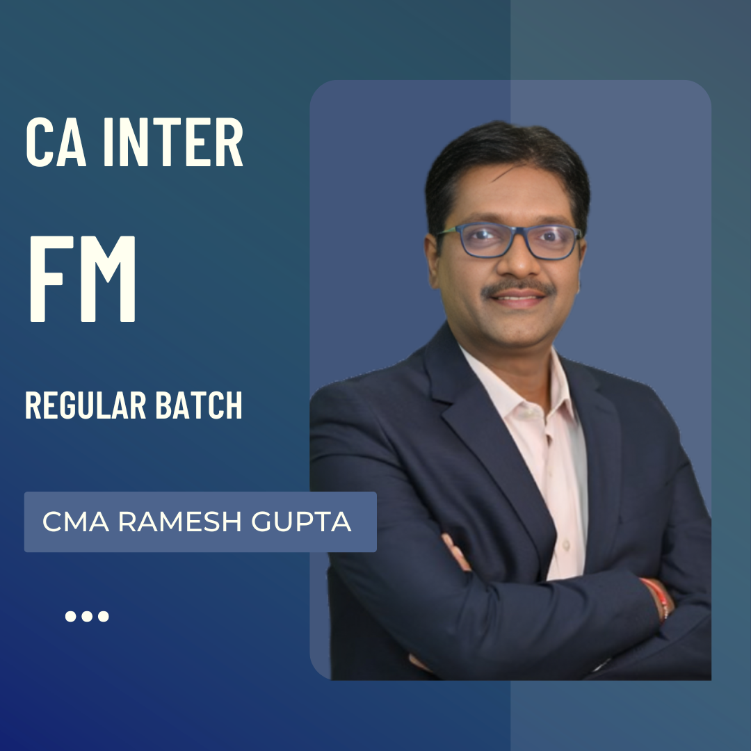 CA Inter FM | Regular Batch by CMA Ramesh Gupta | For Jan & May 27 Exams CA Point