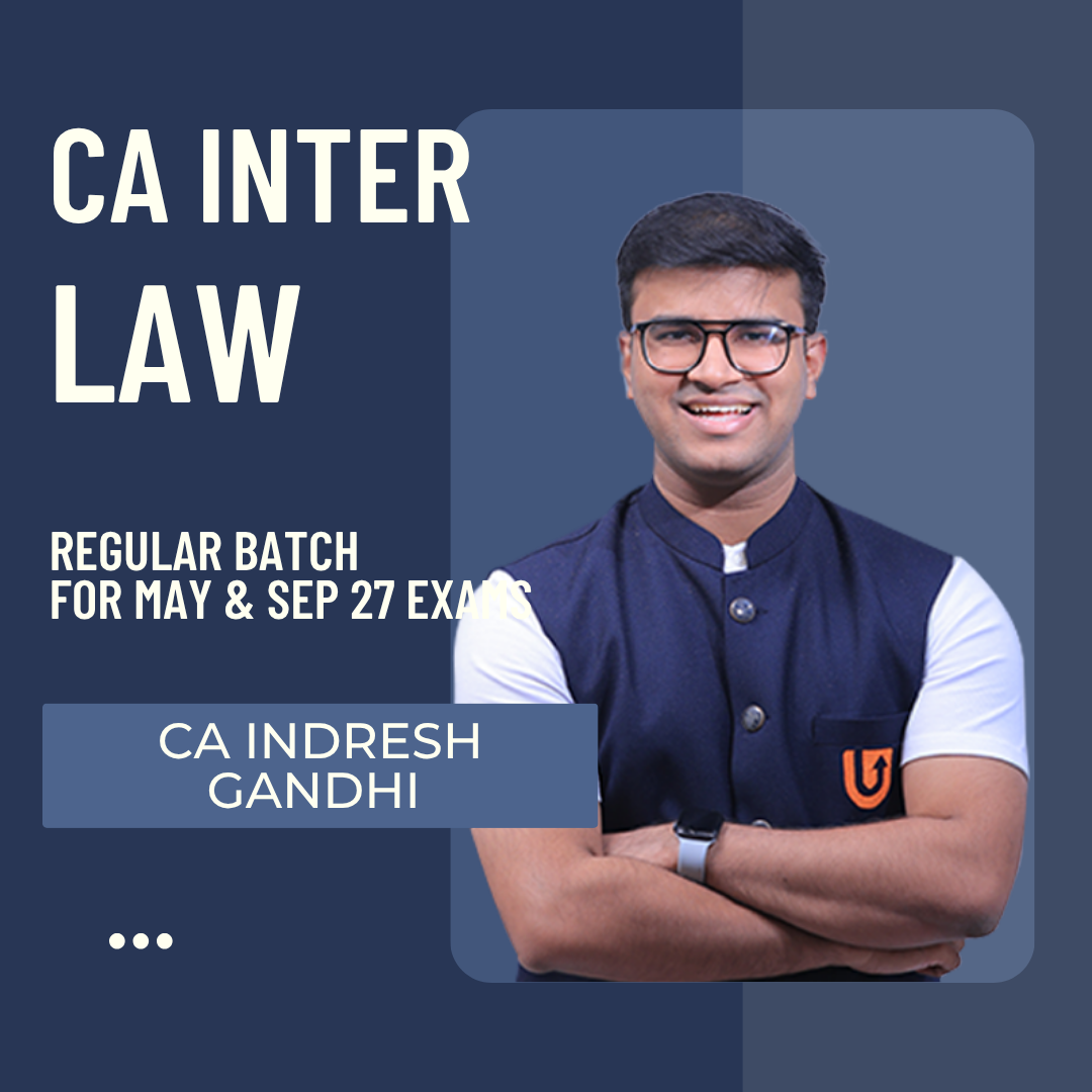 CA Inter May & Sep 27 Exams | Law by CA Indresh Gandhi | LIVE Regular Batch CA Point