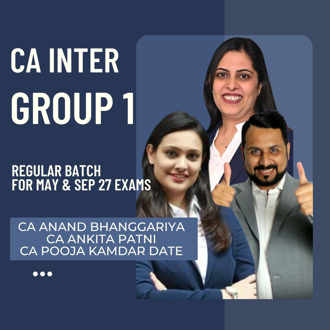CA Inter May & Sep 27 Exams | Group 1 Combo By CA Swapnil Patni Classes | LIVE Regular Batch CA Point