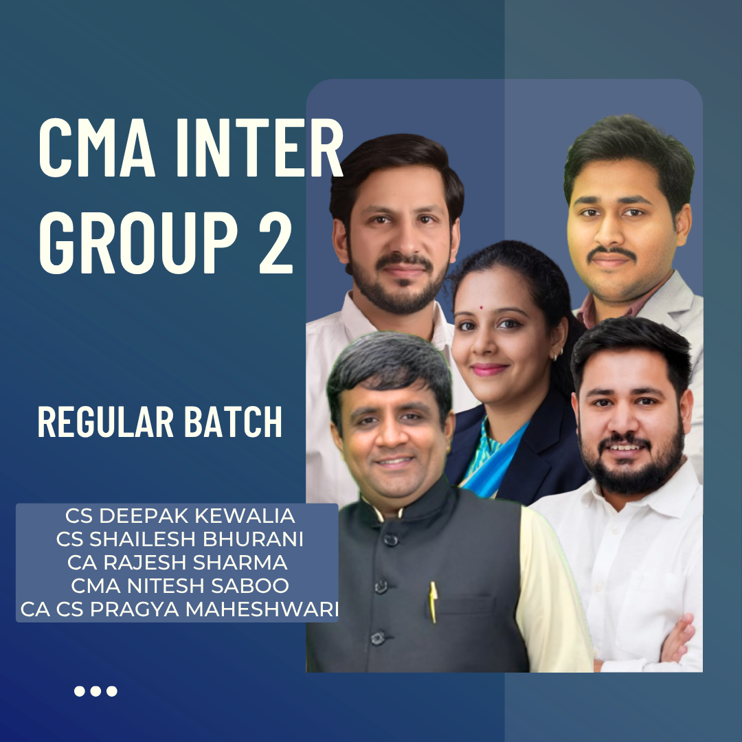 CMA Inter Group 2 | Regular Batch Combo | For Dec 26 & June 27 Exams CA Point