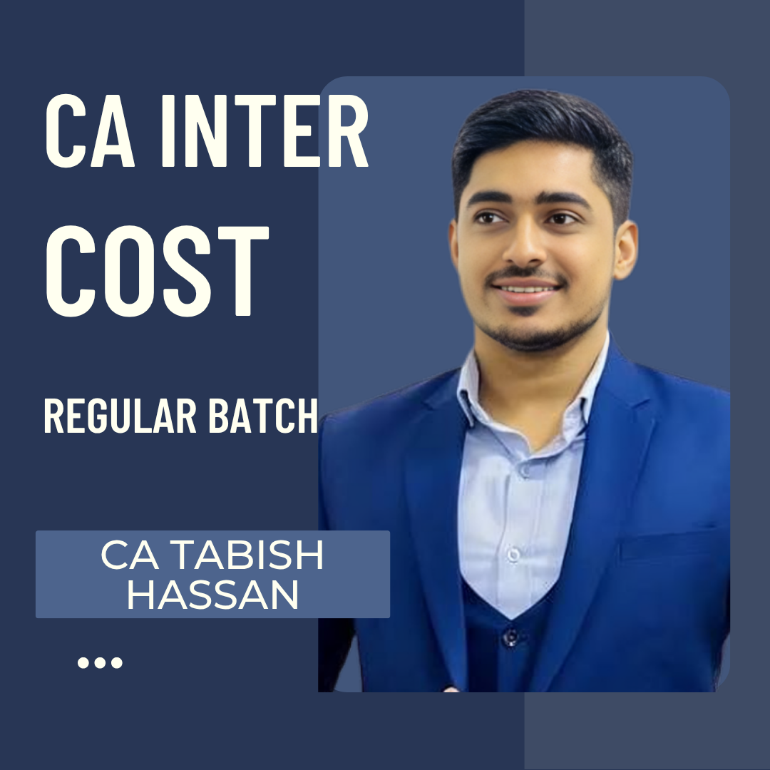 CA Inter Costing | Regular Batch by CA Tabish Hassan | For Jan & May 27 Exams CA Point