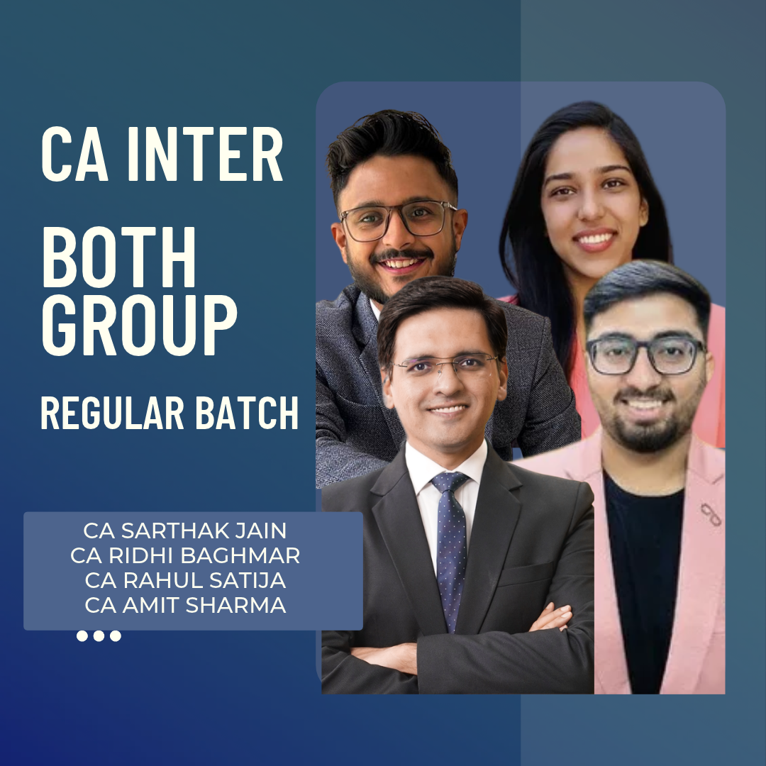 CA Inter Both Group | Regular Batch by Fast Education | For Jan 27 & May 27 Exams CA Point