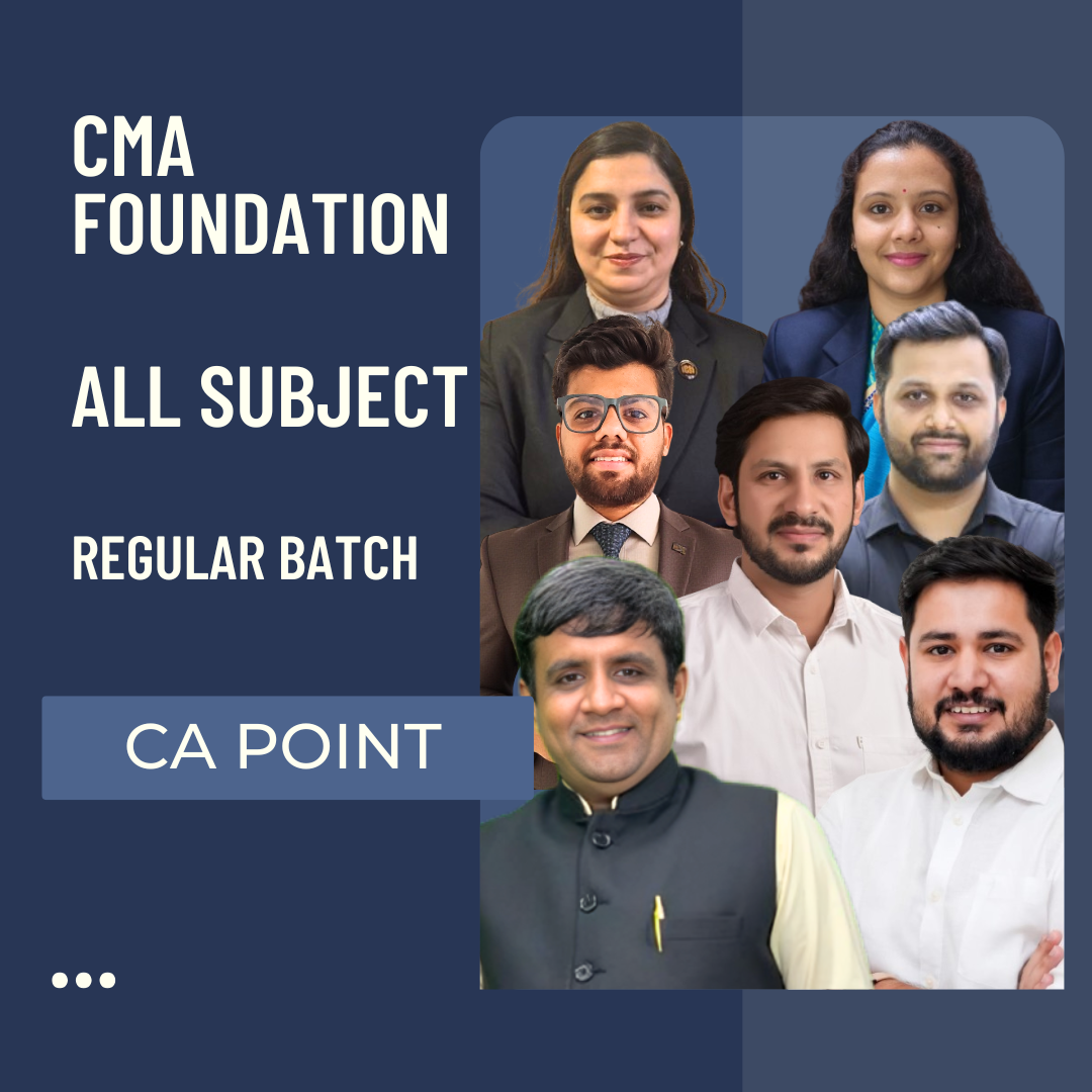 CMA Foundation All Subject Combo | Regular Batch by CA Point | For Dec 26 Exams CA Point