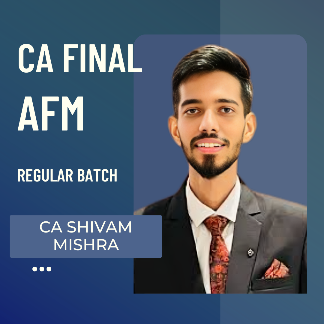 CA Final AFM | Regular Batch By CA Shivam Mishra | For May 27, Nov 27 & Onwards Exams CA Point
