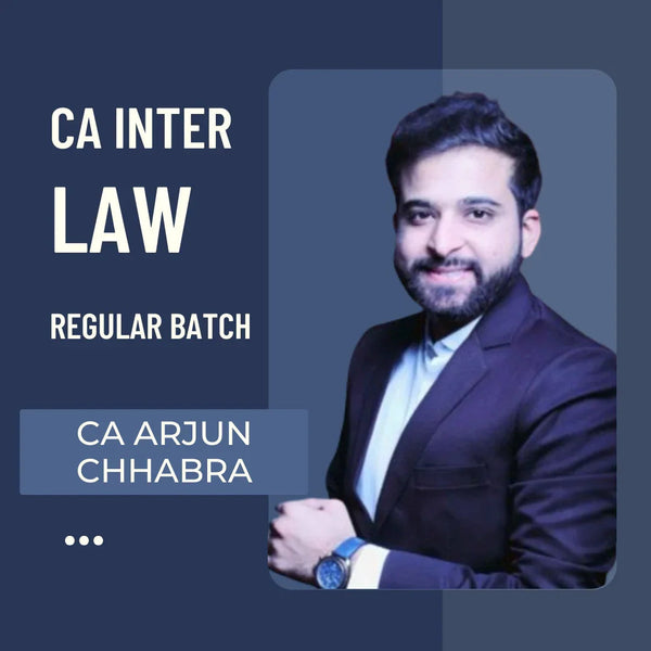 CA Inter Law | Regular Batch By CS LLM Arjun Chhabra | For May 26 Exams CA Point