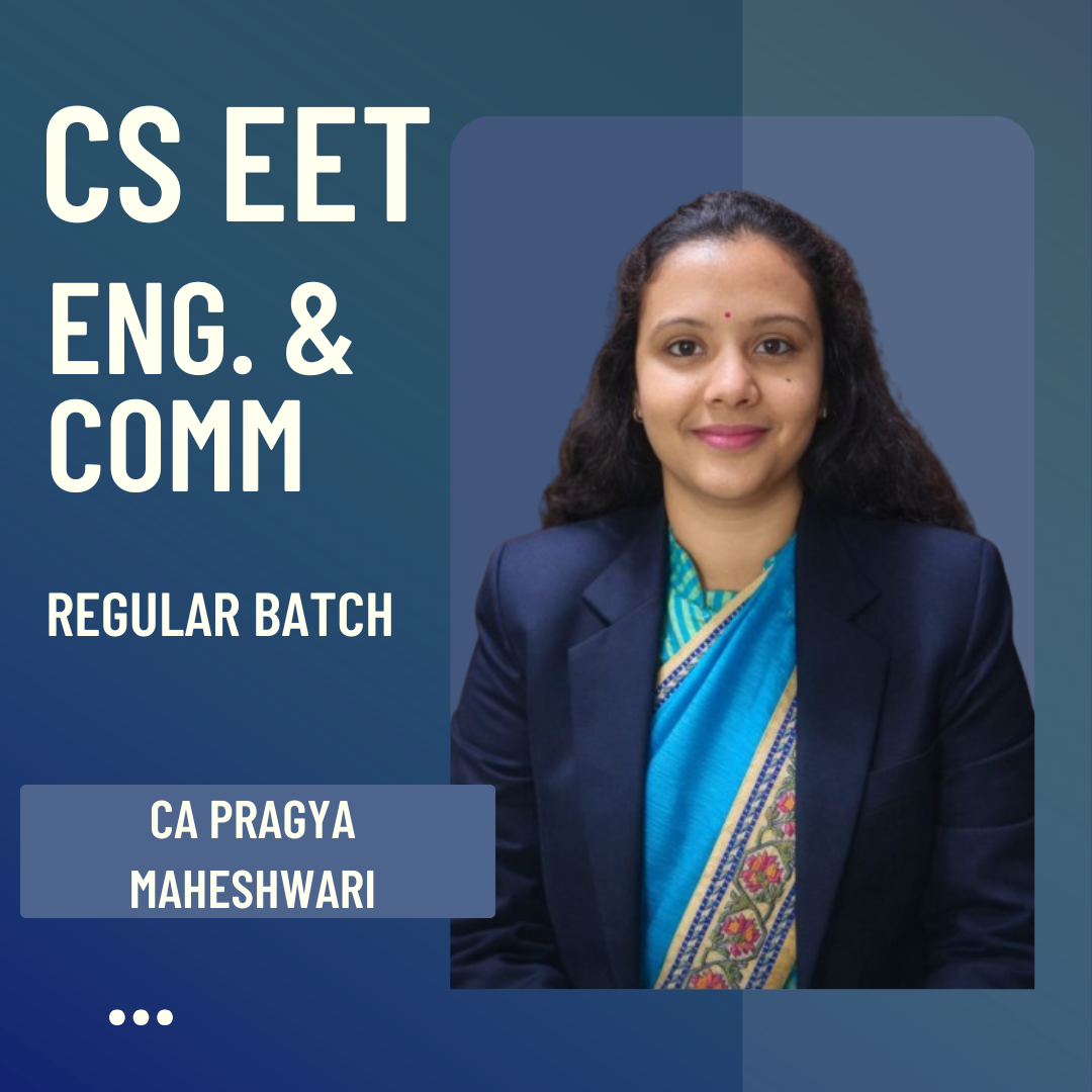 CS EET English & Communication | Regular Batch by CA Pragya Maheshwari | For June 26 & Oct 26 Exams CA Point