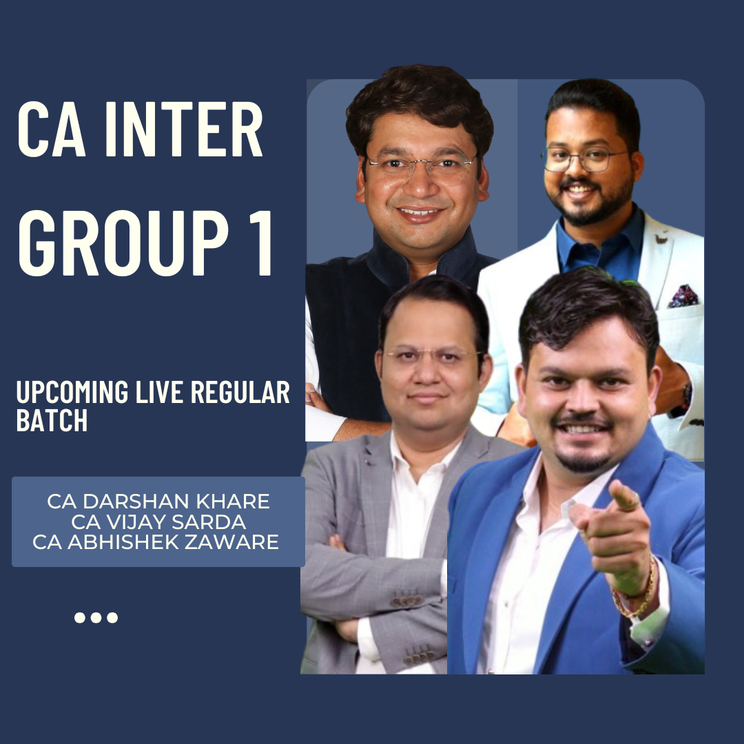 CA Inter Sep 26 & Jan 27 Exams | Group 1 By Ekatvam | Live Regular Batch
