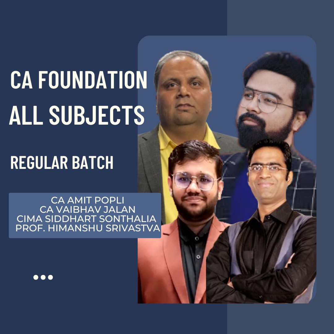CA Foundation All Subjects | Combo Regular Batch | For Sep-2025 Exams