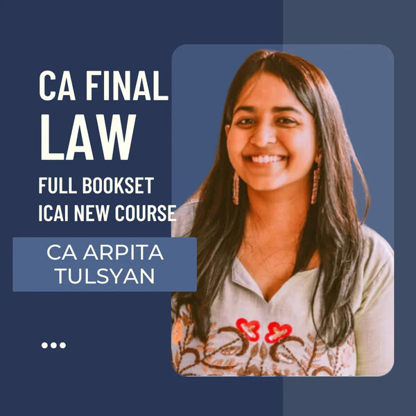 CA Final Corporate & Economic Laws Book (13th Edition) by CA Arpita Tulsyan | For Jan 26 & May 26 Exams