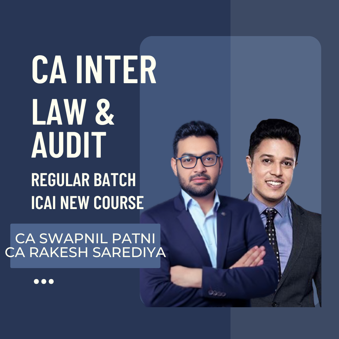CA Inter Audit & FMSM Combo | Regular Batch by CA Rakesh Sarediya & CA Swapnil Patni | For Sep 26 & Jan 27 Exams CA Point