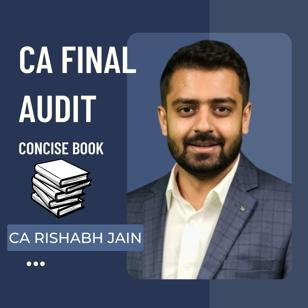 CA Final Audit | Concise Book Set by CA Rishabh Jain | For Sep 25 & jan 26 Exams