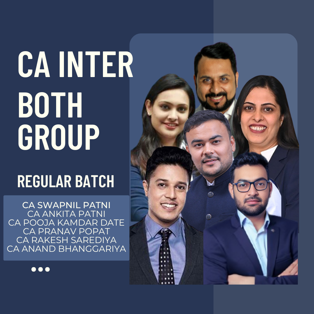 CA Inter Both Group | Regular Batch By CA Swapnil Patni Classes | For Sep 26 & Jan/May 27 Exams CA Point