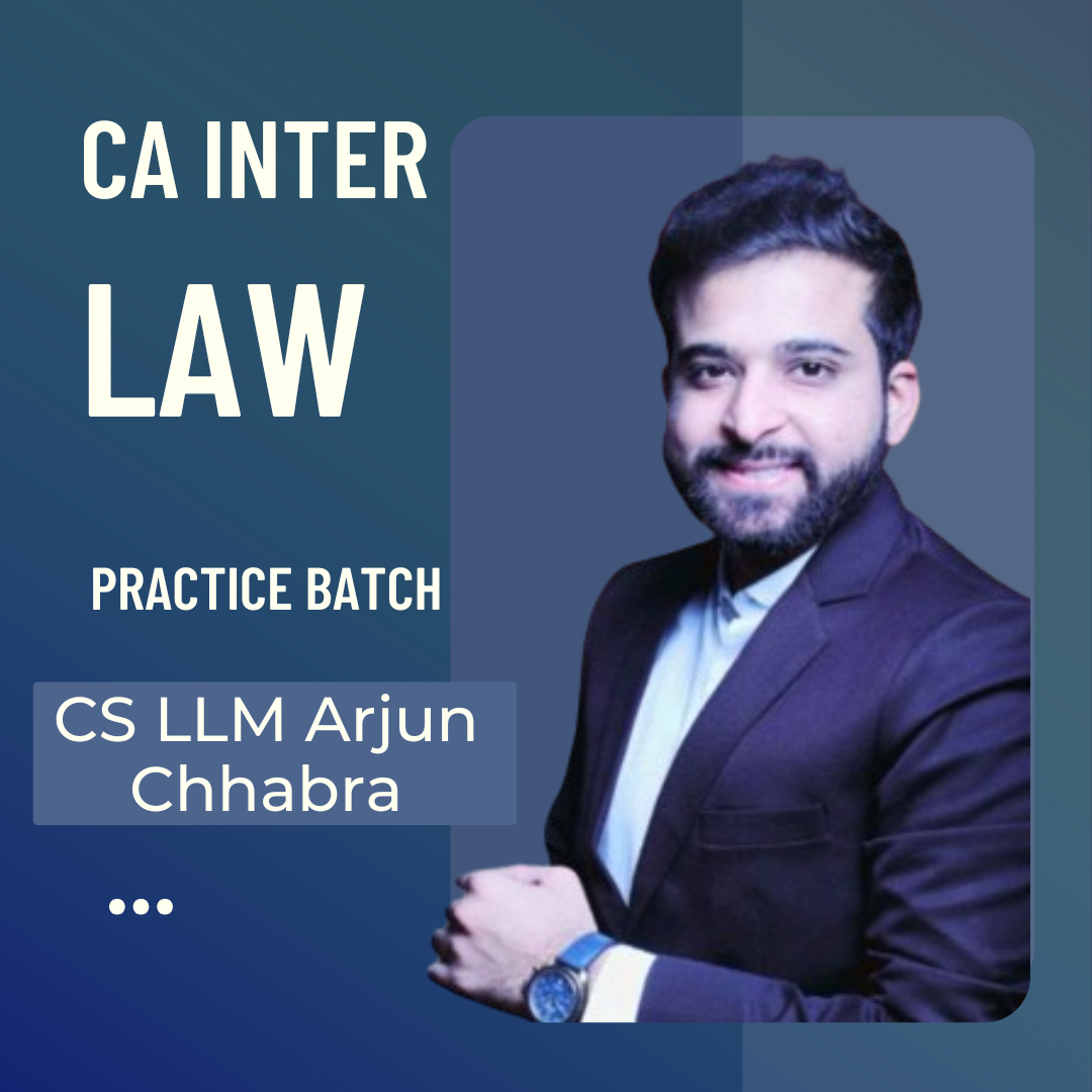 CA Inter Corporate & Other Laws | Practice Batch by CA Arjun Chhabra | For May 25 Exams