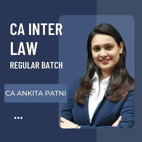 CA Inter Law Regular Batch | By CA Ankita Patni | For May 26 & Sep 26 Exams CA Point