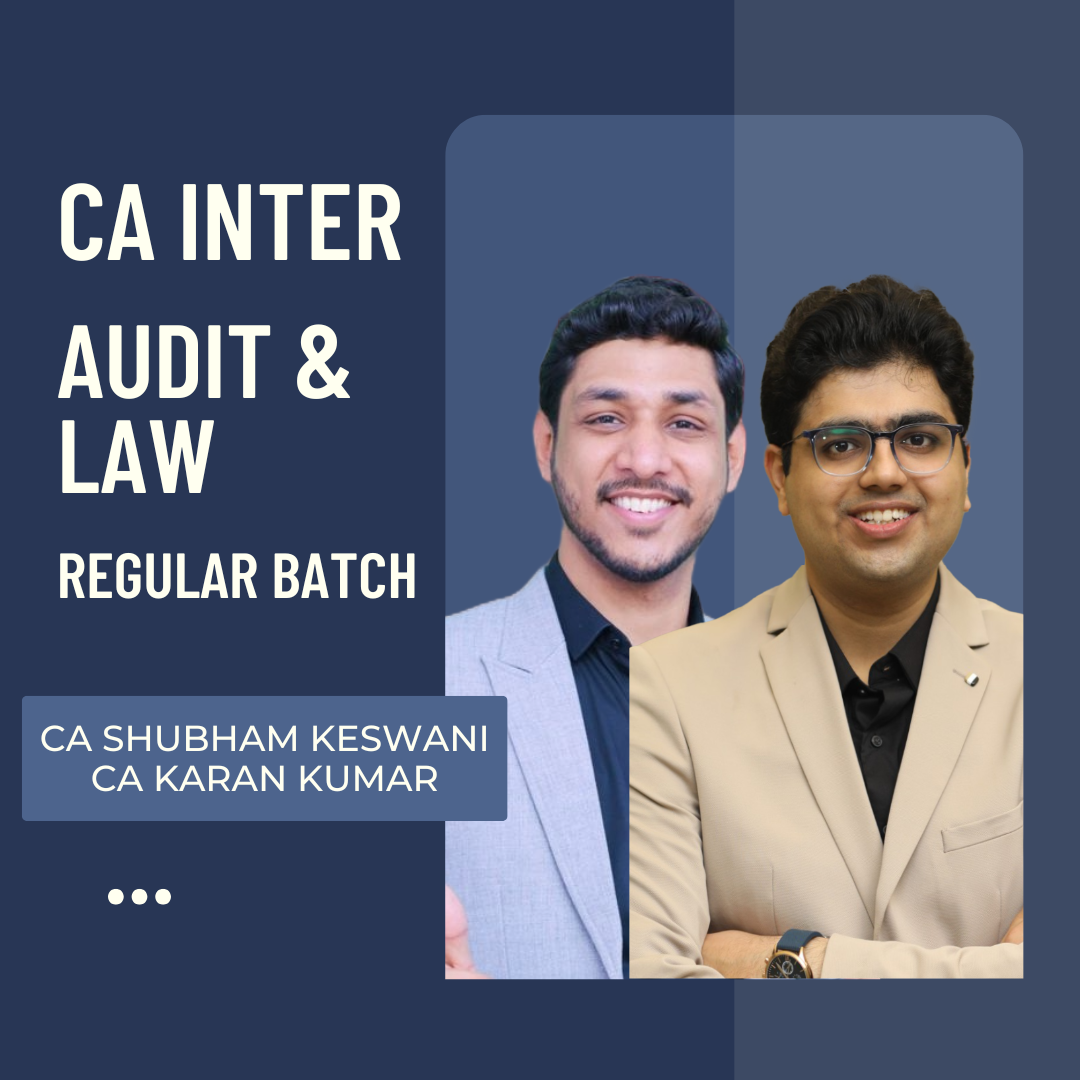 CA Inter Audit & Law | Regular Batch By CA Shubham Keswani & CA Karan Kumar | For Sep 26 & Jan 27 Exams CA Point