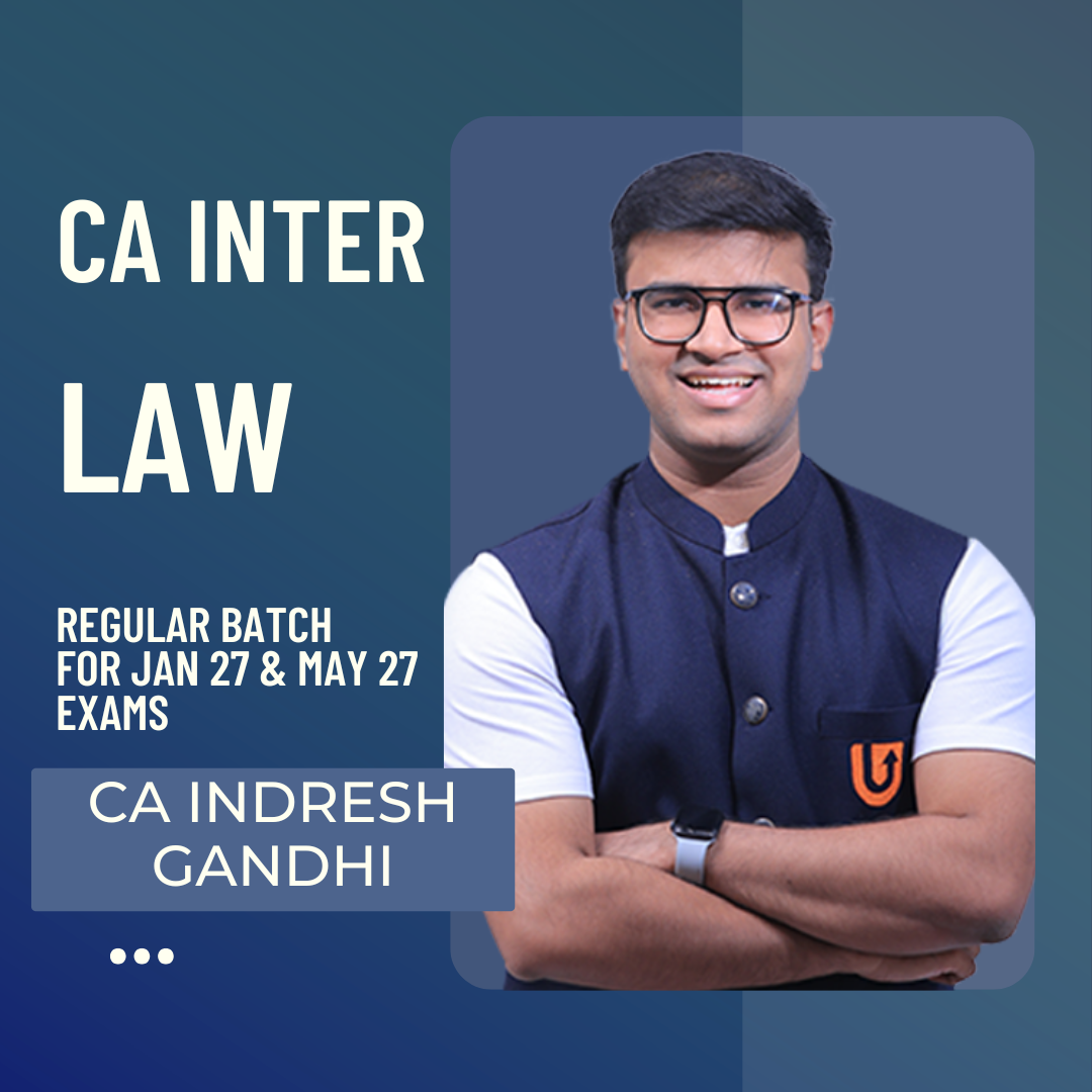 CA Inter Law | Regular Batch by CA Indresh Gandhi | For Jan 27 & Onwards Exams CA Point