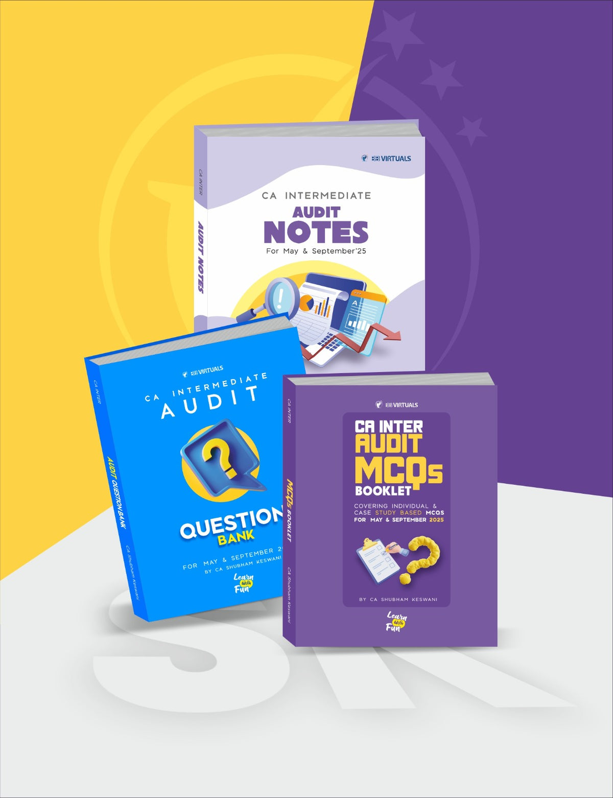 CA Inter Audit | Notes, Question Bank & MCQ Book by CA Shubham Keswani| For May 25 & Sep 25 Exams